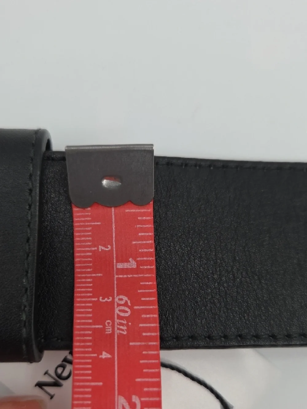 Authentic Gucci GG Marmont Wide Leather Belt - Black & Gold 75/30